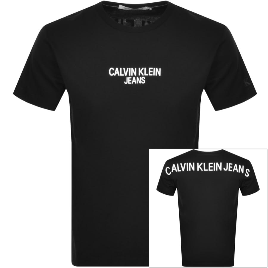 Alternative Image for ProductCalvin Klein Jeans Shadow Logo T Shirt Black1